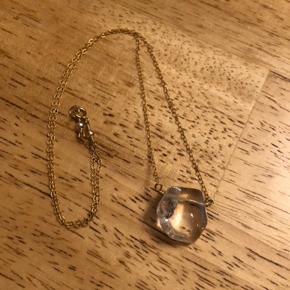 Quartz Drop handmade necklace - Picture 2 of 3